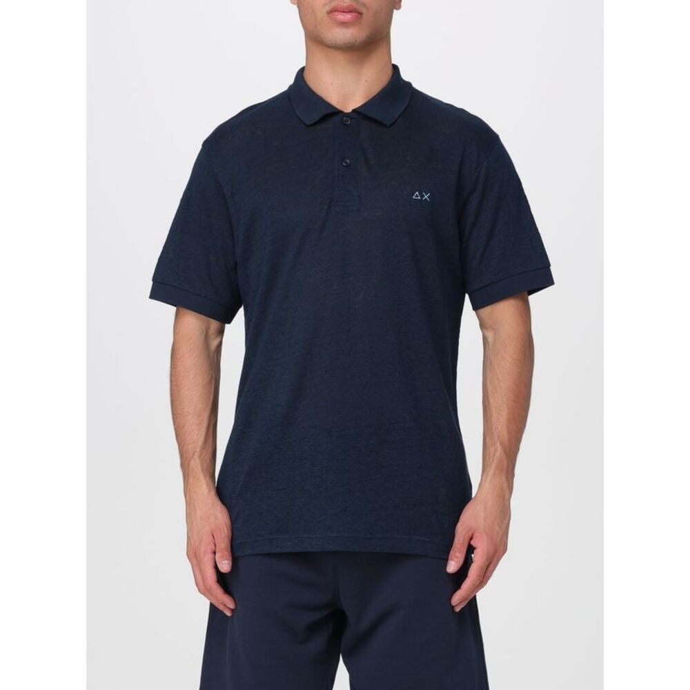 Sun68 Polo Shirt Men Blue